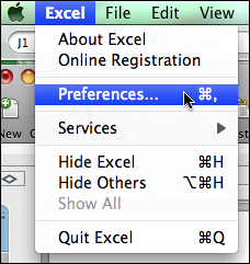 shift+delete on excel 2011 for mac